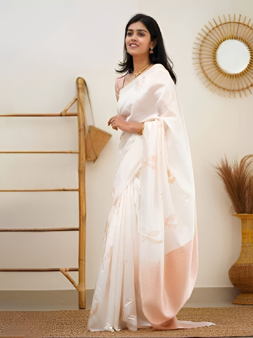 Woven banarasi silk saree